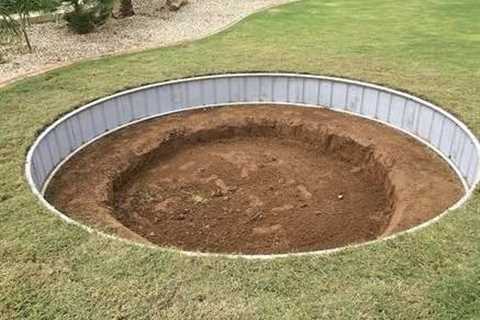 How to Put Your Trampoline in the Ground - trampolinedude.com