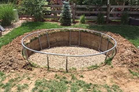 How to Build a Trampoline in the Ground - trampolinedude.com