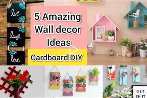 5 Easy Cardboard DIY| Home Decor Ideas|Wall Decor|Best out of waste|