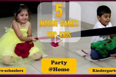 5 indoor games for kids | Preschool Activities | Indoor Activities for kids | Fun games at home