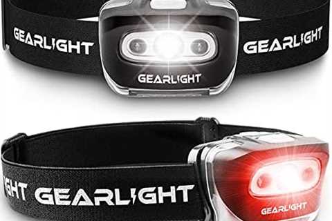 GearLight LED Head Lamp – Pack of 2 Outdoor Flashlight Headlamps