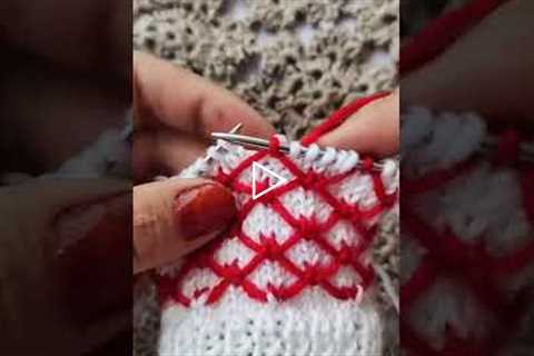 knit tutorial - step-by-step knitting tutorial #Shorts