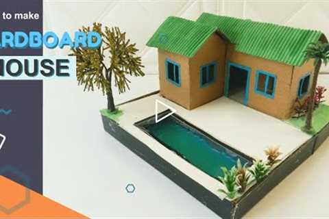 How to Make Mini Cardboard House Model | DIY Craft Ideas #152