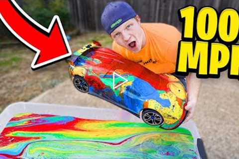 I HYDRO DIPPED WORLD'S FASTEST RC CAR!