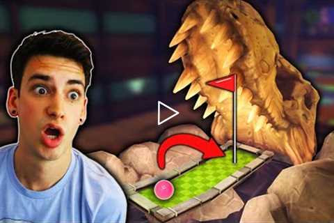 GOLFING INSIDE OF A GIANT T-REX?! *Feat. @Level3JP* (Golf With Your Friends)