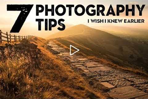 7 SIMPLE photography TIPS I wish I knew EARLIER