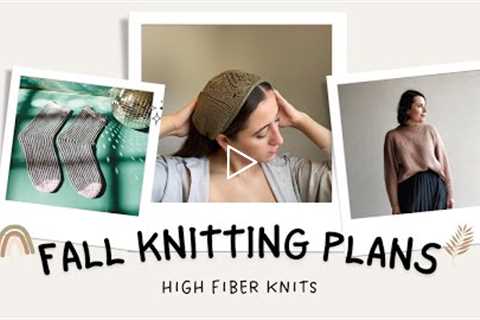 Fall Knitting Plans // Knitting Patterns, Yarns, and Styling with Ana Luisa