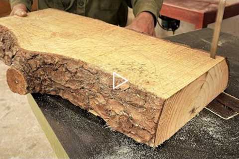 Extremely Ingenious Skills Woodworking Worker | Large Woodworking Monolithic Crafts Wooden Furniture