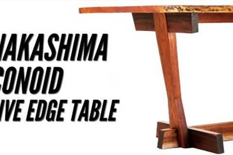 The Nakashima Conoid Table | Woodworking Art | Japanese Woodworking