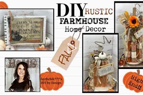 DIY Rustic Farmhouse Fall Crafts | DIY Fall Crafts | DIY Rustic Farmhouse Fall Decor 2022