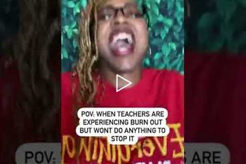 Teacher BURNOUT is REAL 🍎💯