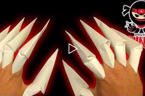 How to make: Paper Claws (EASY) Origami (hobby)