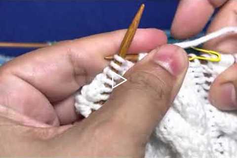 Cable Design In Knitting For Beginners//Cable Design Knitting Pattern