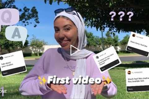 MY FIRST VIDEO 🤍(mon parcours scolaire👩🏻‍🎓📚,my hobbies ❤️,do i love someone 🫣??)