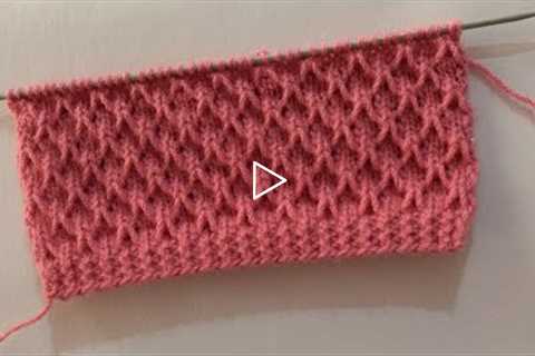 Beautiful Knitting Stitch Pattern For Gents/Ladies Sweater