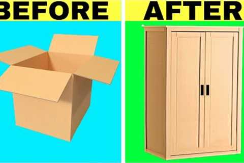 5 COOL CARDBOARD FURNITURE FOR HOME | DIY CARDBOARD RECYCLE IDEAS | BEST OUT OF WASTE CRAFT