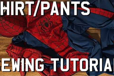 Spider-Man Suit Tutorial(Episode 7- Shirt and Pants Sewing)