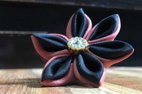 DIY Mixed color lapel flower Tutorial