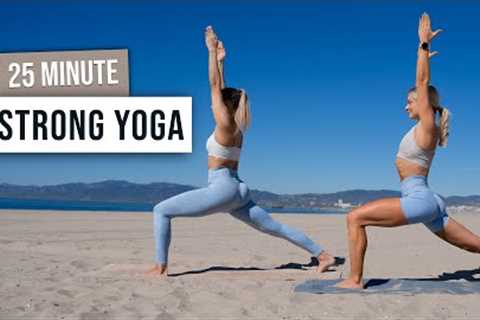 25 MIN FULL BODY STRONG YOGA - For Strength & Flexibility - At Home Mobility Routine