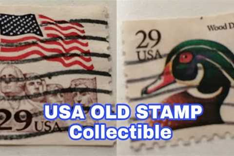 USA FLAG STAMP COLLECTIBLE