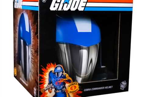 G.I. Joe Cobra Commander Helmet Trick Or Treat Studios Cosplay