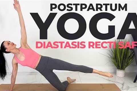 Postnatal Yoga | 20-Minute Postpartum Yoga Flow (Diastasis Recti Safe)