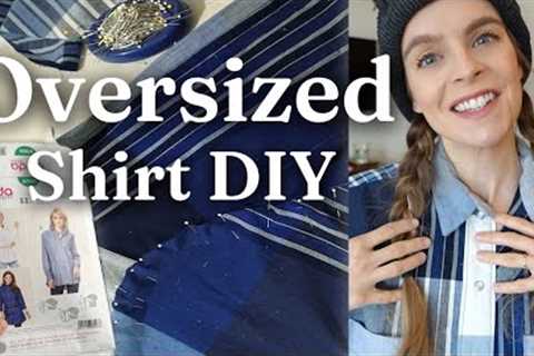 How to Sew an Oversized Shirt for Beginners | Onyx Art Studios