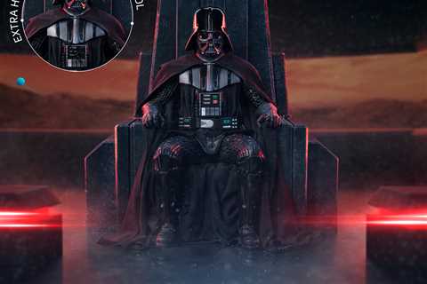 Iron Studios bring a statue of Darth Vader on his throne on a 1/4 scale!