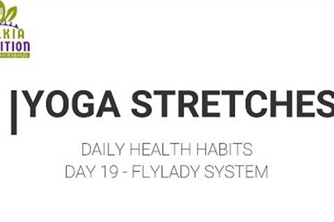 YOGA FOR BEGINNERS|| MORNING YOGA ROUTINE||DAY 19-THE FLYLADY SYSTEM@YogawithGoga​@BURPEEyogauncle