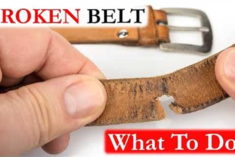 Leather Belt for Pin Buckle | Belt Without Buckle | DIY