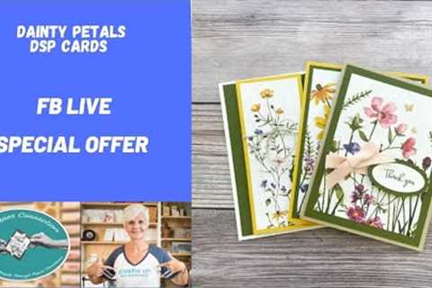 Special Offer - Let''s Make Cards using FREE DSP and A Stamp Set