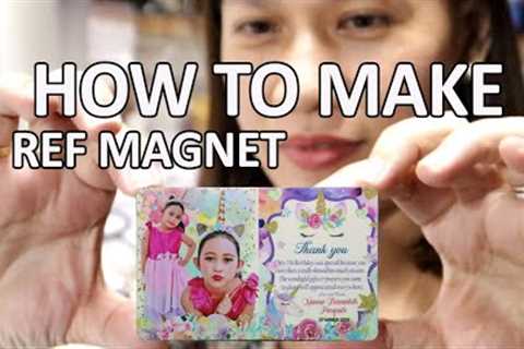 HOW TO MAKE REF MAGNET STEP BY STEP / DIY REF MAGNET /fridge magnet