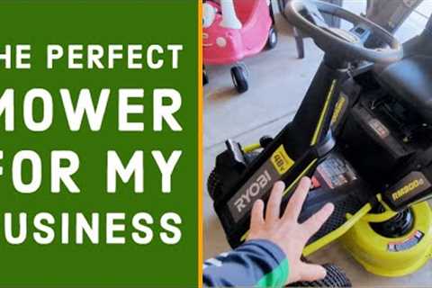 The Perfect Mower For My Business | Electric Lawn Service