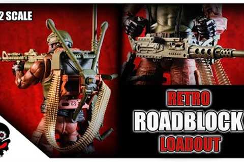 RETRO Roadblock Loadout for G.I. Joe Classified One12 Marvel Legends Action Figures GRIDIRON STUDIOS