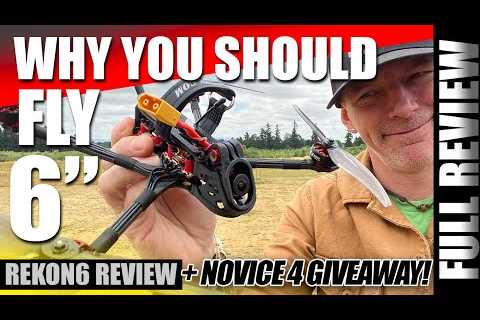 WHY YOU SHOULD FLY 6″… Hglrc REKON6 Lone Range Fpv Drone – REVIEW & GIVEAWAY! 🏆✈️