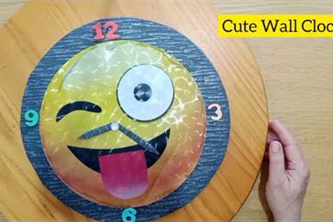 How to Make Wall Clock From Cardboard| Cute Wall Clock DIY |Wall Clock Craft