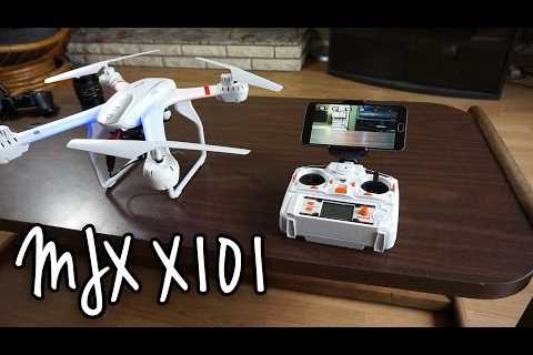 MJX X101 quadcopter + MJX WiFi FPV on Android Phone