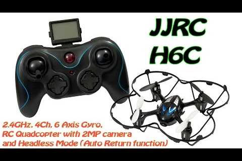 JJRC H6C 2.4GHz, 4Ch, 6 Axis Gyro, RC Quadcopter with 2MP camera (RTF)