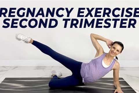 Pregnancy Exercises Second Trimester | 30 Minute Pregnancy Workout (Safe For All Trimesters)