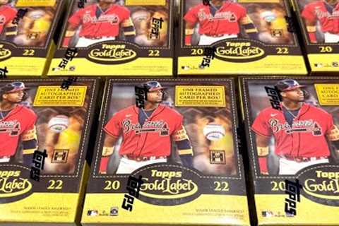 NEW RELEASE!  2022 TOPPS GOLD LABEL BASEBALL CARDS!