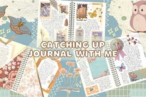 DIY JOURNALING TABS, FOLDERS, & POLAROIDS | Journal With Me Vintage Theme March 2023