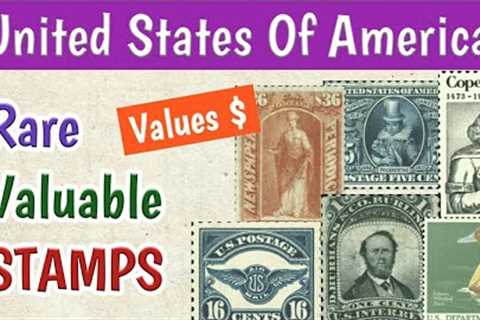 Most Expensive USA Stamps Values | Rare Valuable Stamps Of United States Of America