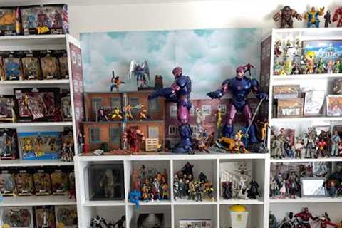 MARVEL LEGENDS COLLECTION / TOY ROOM TOUR 2022 Display VIDEO - ACTION FIGURES & OTHER..