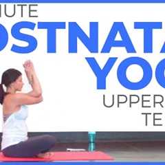 Postnatal Yoga for Upper Body Tension (15 minute Yoga) Postpartum Yoga | Sarah Beth Yoga