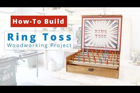 How To Make A Carnival Ring Toss Game | Wood Working Project and Plan That Sells