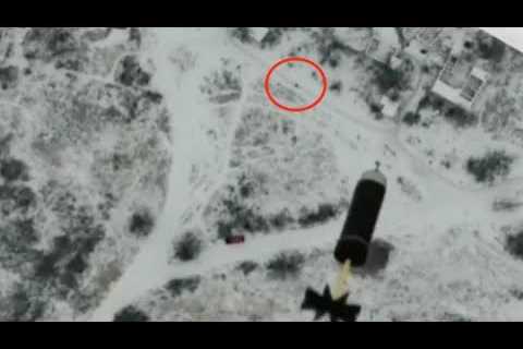 (NSFW) Ukrainian Quadcopter Makes Direct Hit On Russian Proxy With Mini Bomb (FNN 13)