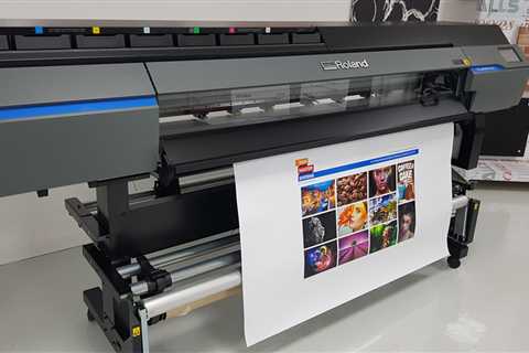 The Roland VG3 is Roland’s newest and greatest solvent roll-to-roll printer