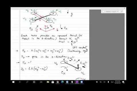 Robotics Lec25,26: 3D quadcopter, derivation, simulation, animation (Fall 2020)