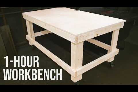 The 1-Hour Workbench / Outfeed Table // Woodworking DIY