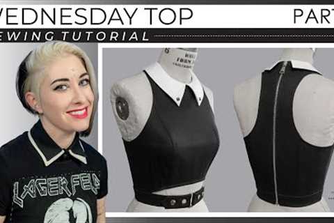 Wednesday Top - Full Sewing Tutorial + Pattern (PART 1)